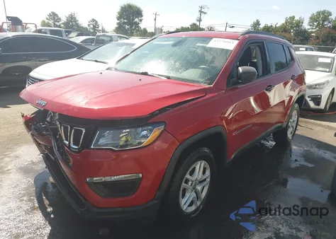 2018 Jeep Compass Sport Fwd из США, поврежденный, VIN 3C4NJCAB2JT133321